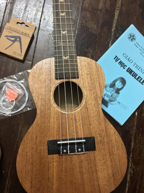 Đàn Ukulele viền khảm siêu đẹp