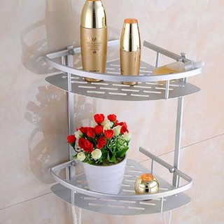 Kệ góc nhà tắm 2 tầng.