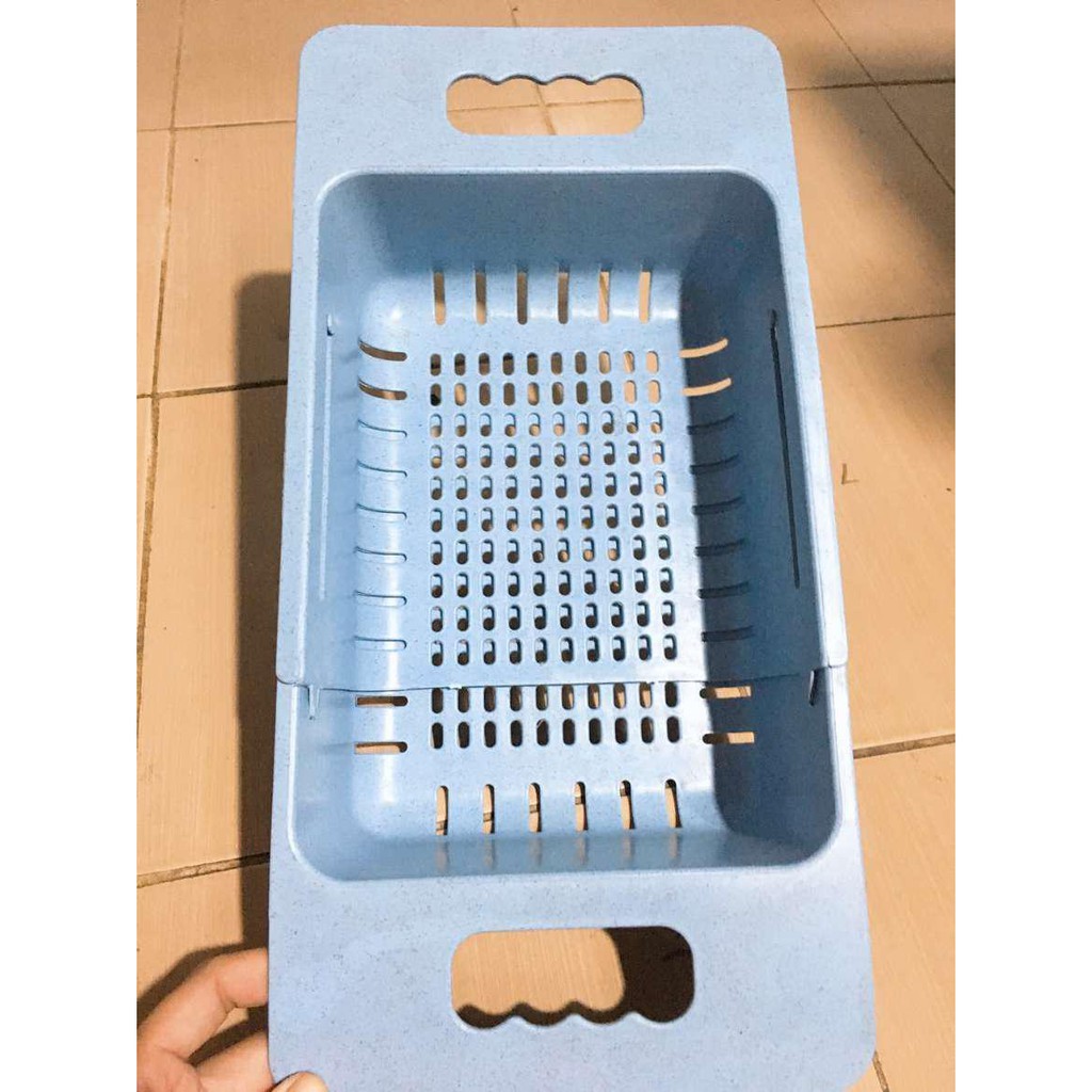 Khay, Rổ gác bồn rửa bát thông minh gấp gọn, có thể điều chỉnh kích thước nhựa Việt Nhật