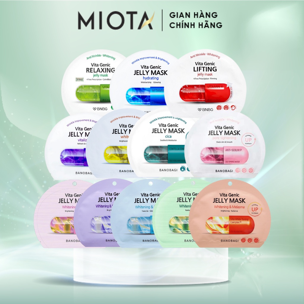 Mặt nạ dưỡng da Vita Genic Jelly Mask BANOBAGI 30ml