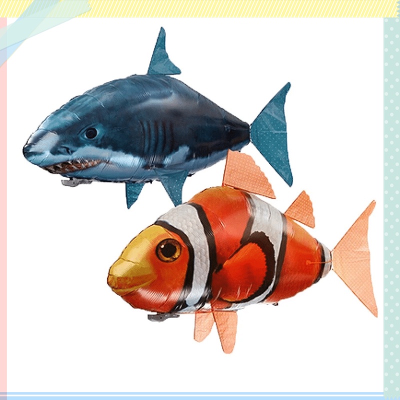 Đồ Chơi Bóng Bay Hình Cá Điều Khiển Từ Xa Trang Trí Tiệc