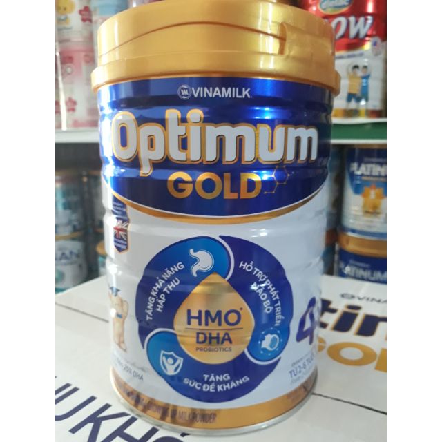 [Mã MKBC01 giảm 80k đơn 1 triệu] SỮA BỘT OPTIMUM GOLD 4 850G MẪU MỚI