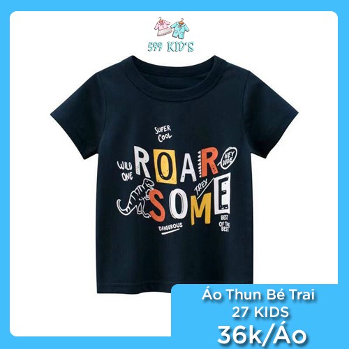 27KIDS - Xả Kho - Áo Thun Cho Bé Trai - Bán Sỉ