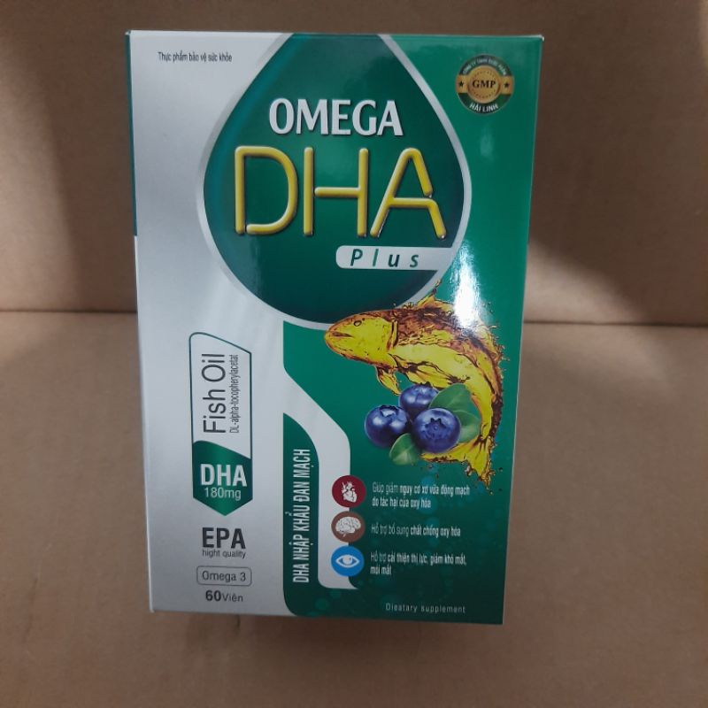 Viên uống sáng mắt Omega 3 6 9 - OMEGA DHA PLUS - giúp bổ mắt, tăng cường thị lực ,giảm triệu chứng khô mắt ,mỏi mắt
