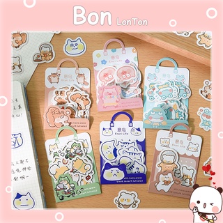 Sticker dán hoạt hình siêu cute dễ thương dán sổ, dán điện thoại