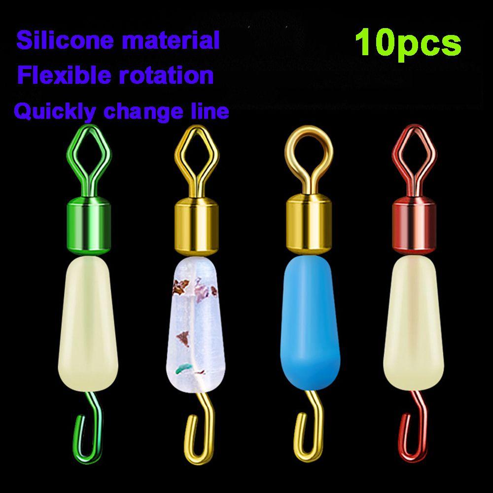 Phao Nổi Câu Cá Bằng Silicone Đầu Đồng Xoay Được