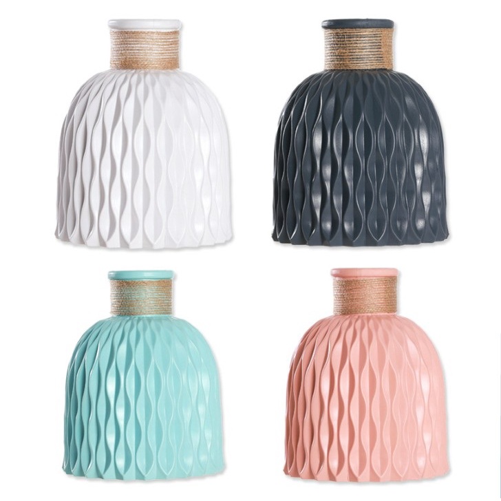 Bình cắm hoa giả bằng nhựa giả gốm sứ Decor siêu đẹp