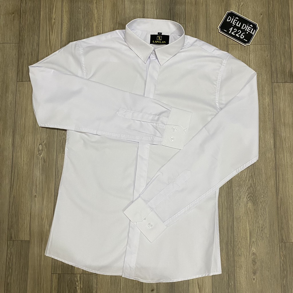 ÁO SƠ MI NAM TRẮNG SƠ MI NAM GIẤU CÚC HÀNG CAO CẤP kèm ảnh thật - Diệu Diệu 1226 | BigBuy360 - bigbuy360.vn
