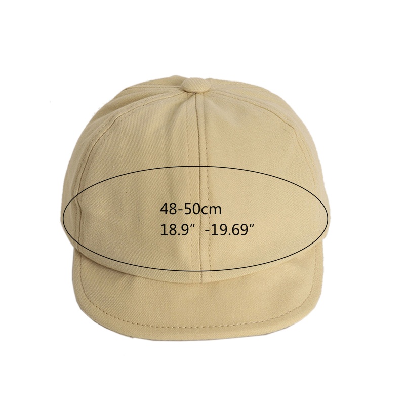 Mũ Lưỡi Trai Cotton Có Thể Điều Chỉnh Kích Cỡ Cho Bé