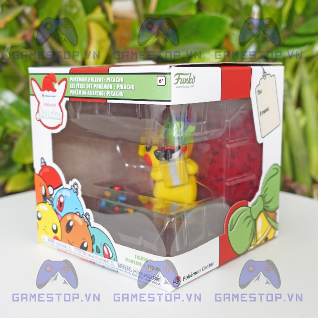 Mô hình Pokemon Pikachu Holiday Funko Nhựa PVC POKFK01 Pokemoncenter USA