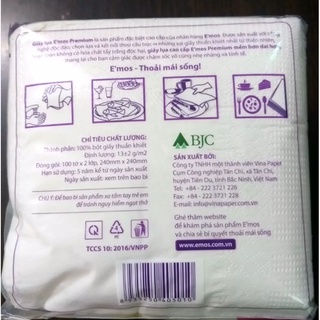 Giấy vuông Emos Premium 100 tờ
