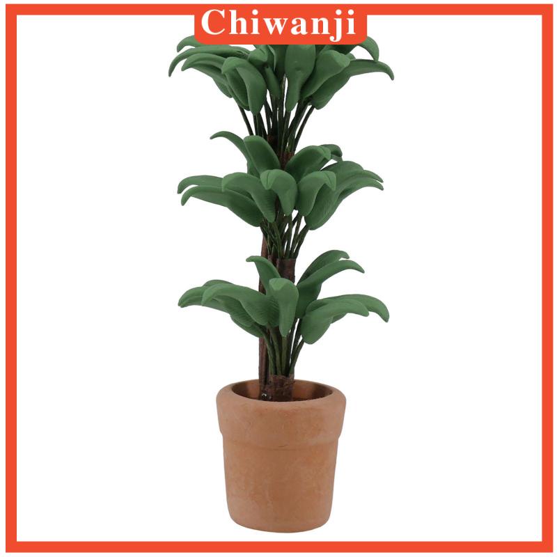 Chậu Cây Bonsai Mini Tỉ Lệ 1 / 12 Dùng Trang Trí Nhà Búp Bê