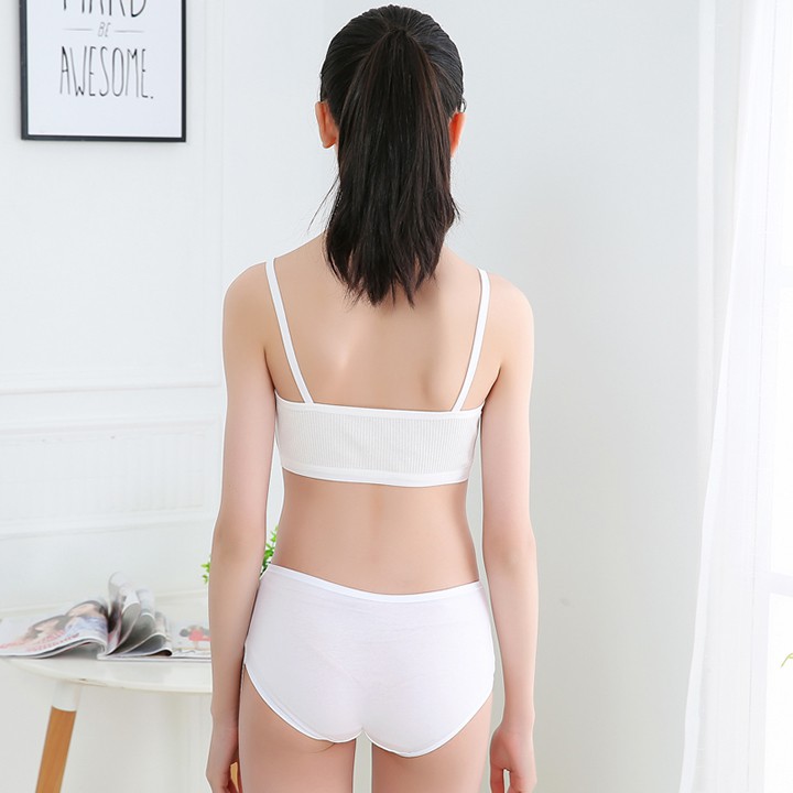 Áo lót bé gái học sinh tuổi dậy thì loại đẹp - Đệm mút mỏng tháo rời - ao lot be gai hoc sinh tuoi day thi | BigBuy360 - bigbuy360.vn