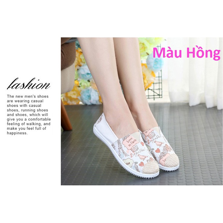 HỖ TRỢ SHIP - GIÀY LƯỜI SLIP ON VINTAGE ĐƠN GIẢN MÀU XÁM | BigBuy360 - bigbuy360.vn