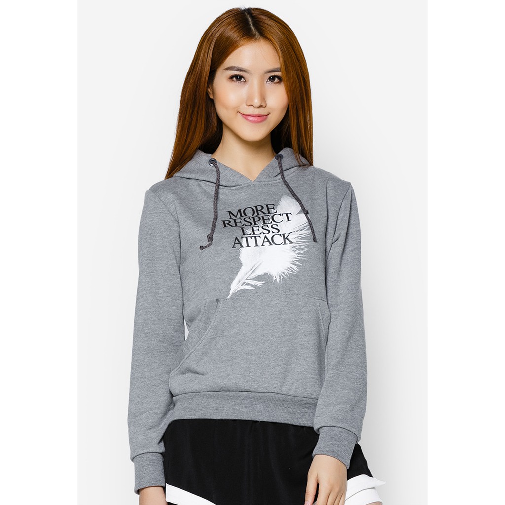 [Mã LT50 giảm 50k đơn 250k] Phúc An - Áo khoác nữ cổ chui hoodie. 4018xam