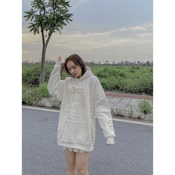 Áo hoodie nỉ lót bông chữ DREW | BigBuy360 - bigbuy360.vn