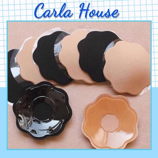 [Che Tên| Dán Nhũ Hoa Vải CARLA Set 2 Miếng Tái Sử Dụng Nhiều Lần