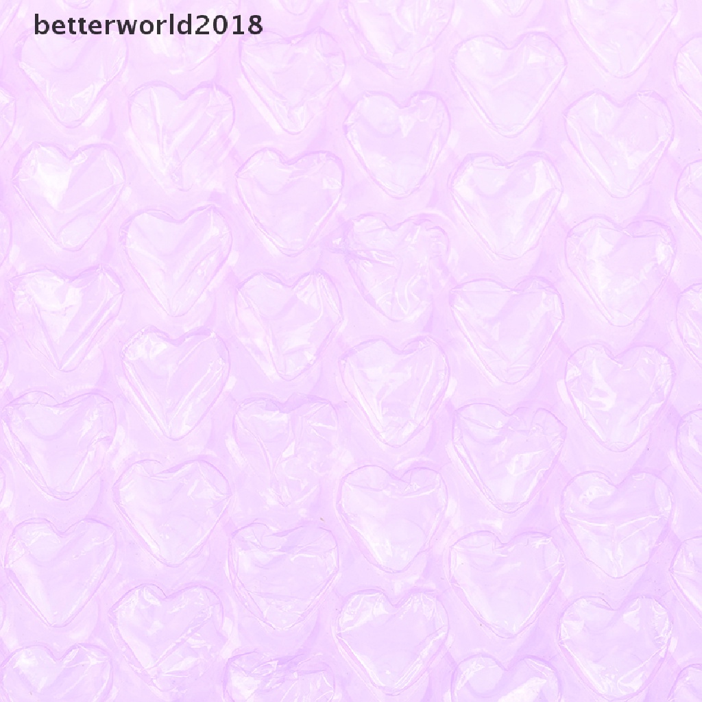 10 Túi Bong Bóng Trái Tim Dùng Gói Hàng Kích Thước 15 * 10cm