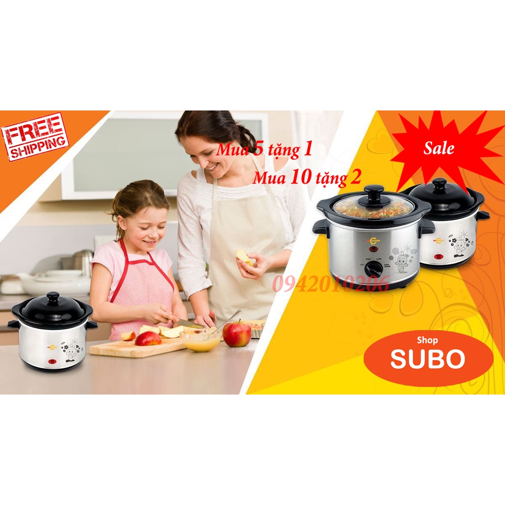 Nồi hầm chậm BBCooker 1.5L-HÀNG CHÍNH HÃNG-BẢO HÀNH TOÀN QUỐC