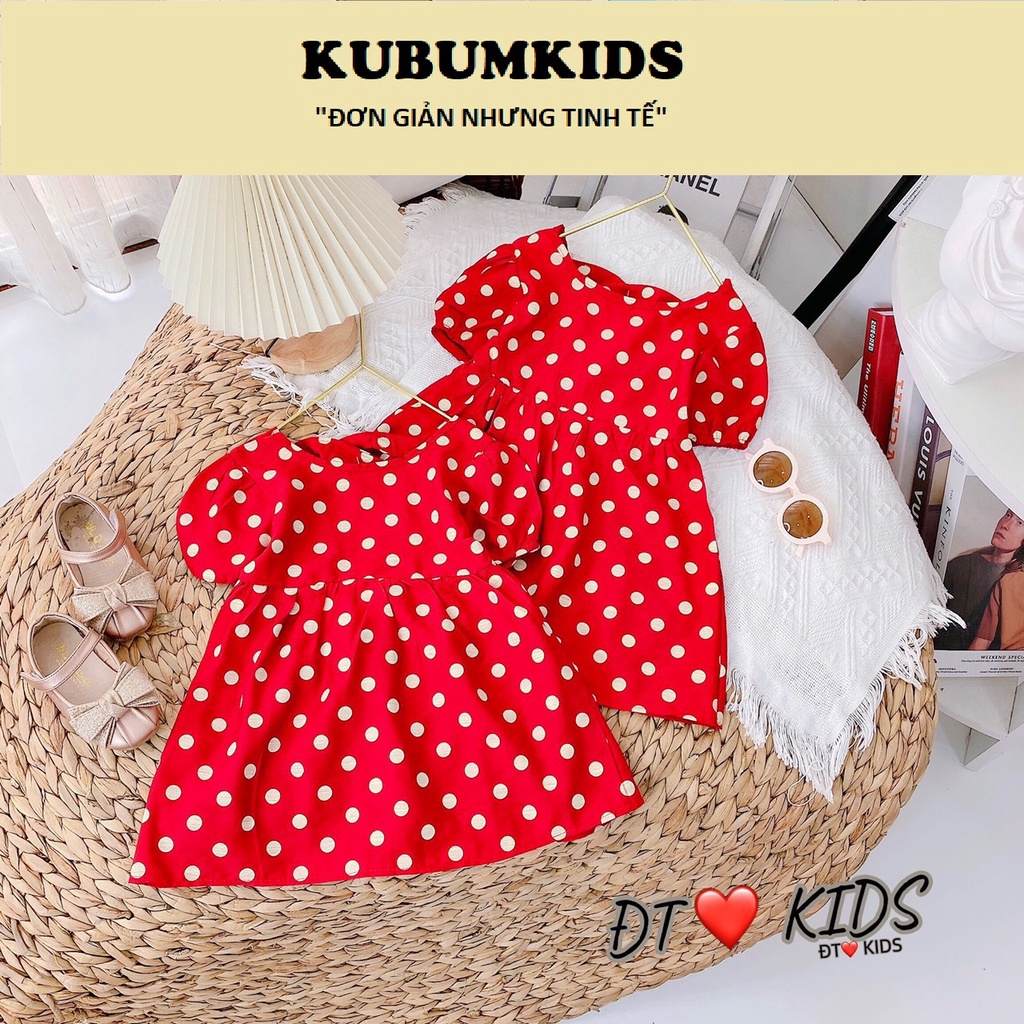 VÁY XÒE BỒNG lụa Hàn bé gái 8-19kg
