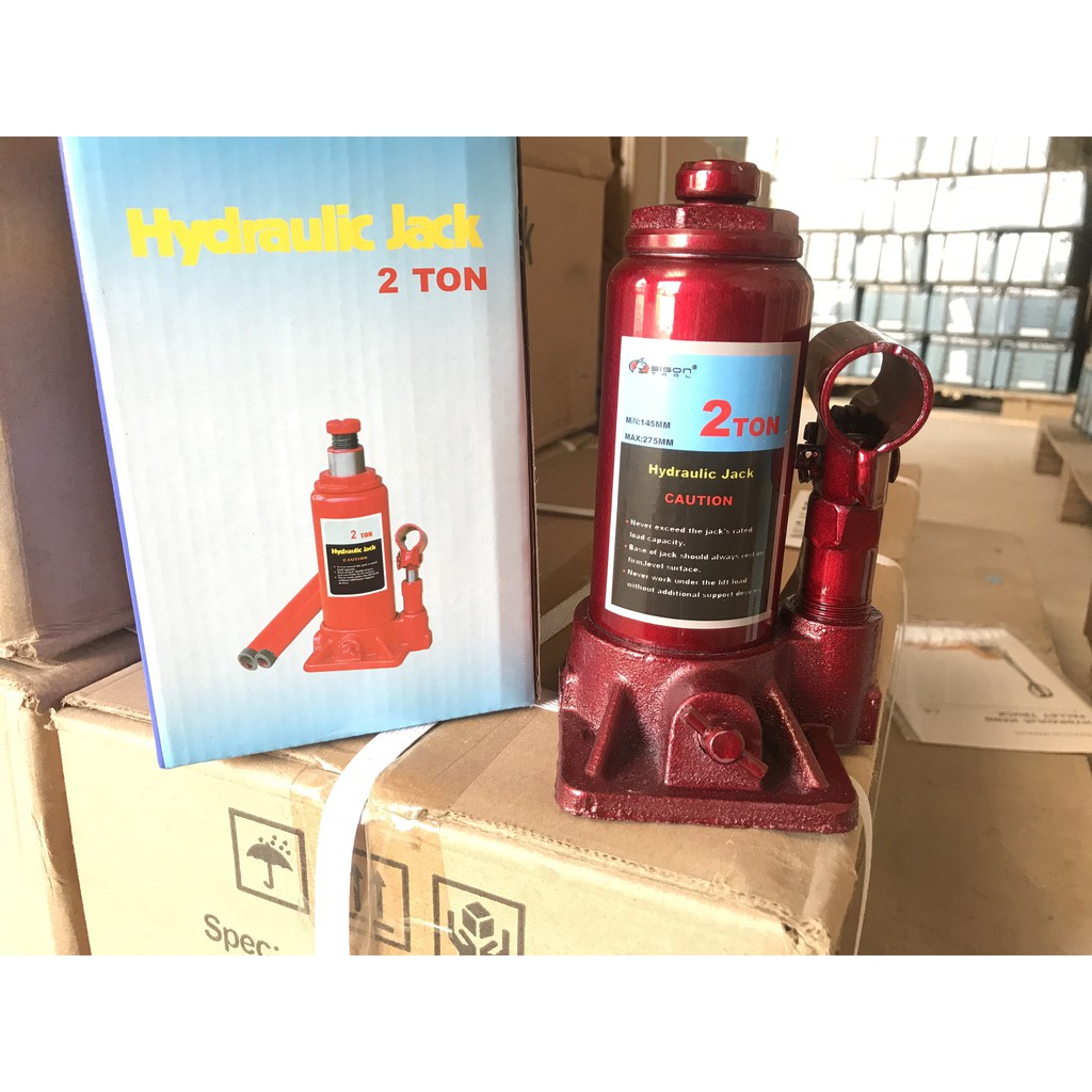 KÍCH THỦY LỰC 2 TẤN ( hydraulic jack) kích ô tô thích hợp để trong cốp xe