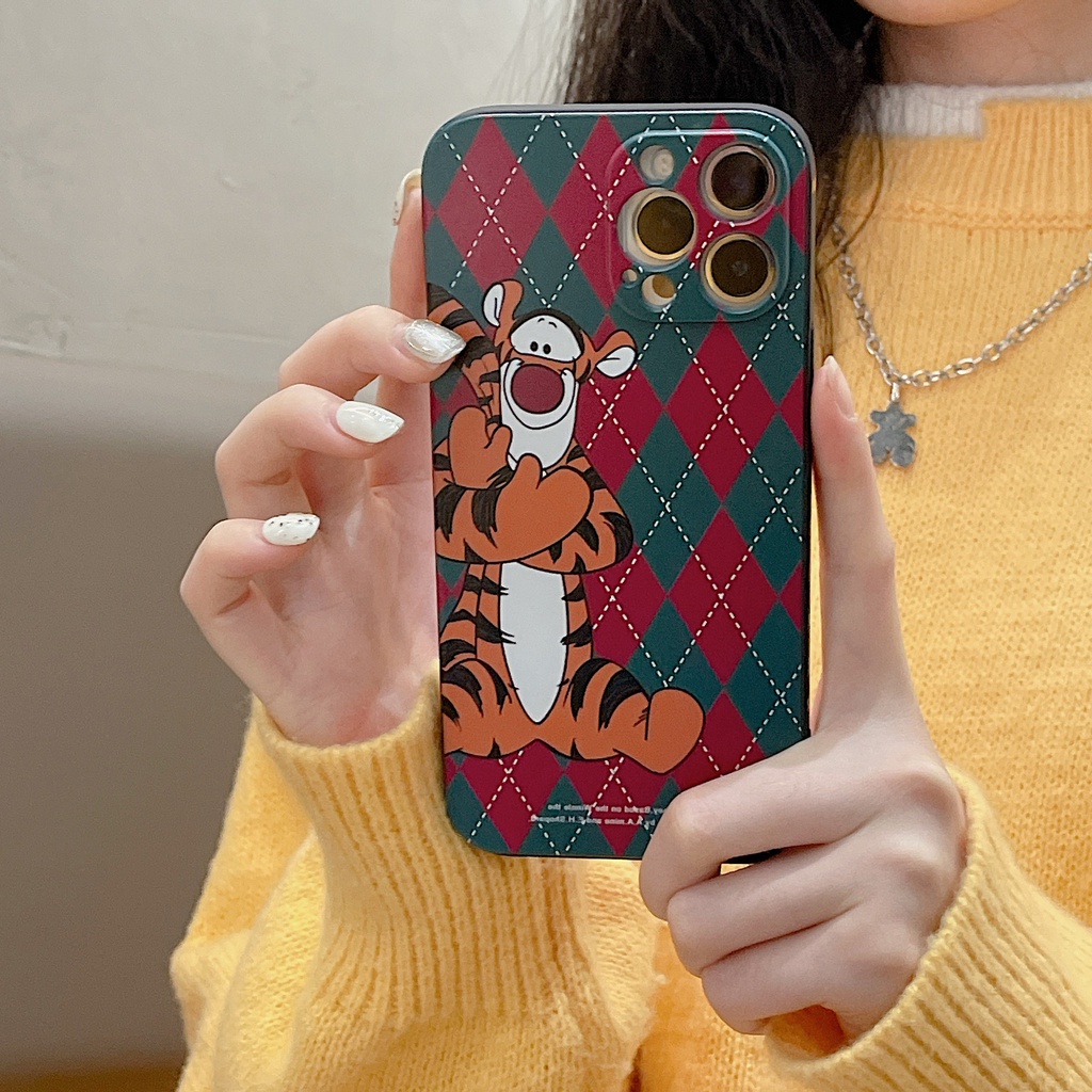 DISNEY Ốp Điện Thoại Tpu Dẻo Họa Tiết Mickey / Hổ Cho iPhone 11 12 13 pro max XS X XR XSMax 7 8 6 6s plus 5 4 SE 2020
