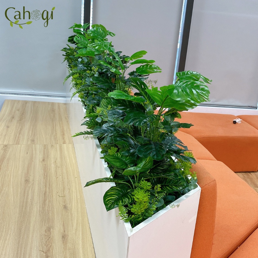 Cây Giả Để Bàn 25-30 Cm Nhiều Chủng Loại, Cây Giả Trang Trí Tường Cỏ, Cây Nhựa Trang Trí Nhà, Cây Trang Trí Văn Phòng