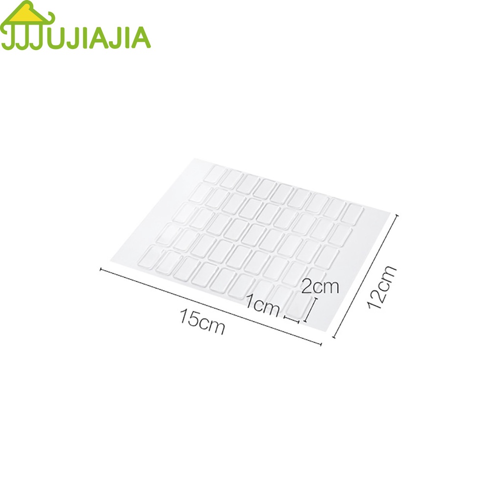 Băng dính JUJIAJIA Acrylic hai mặt trong suốt có thể giặt được có độ bám dính chắc chắn