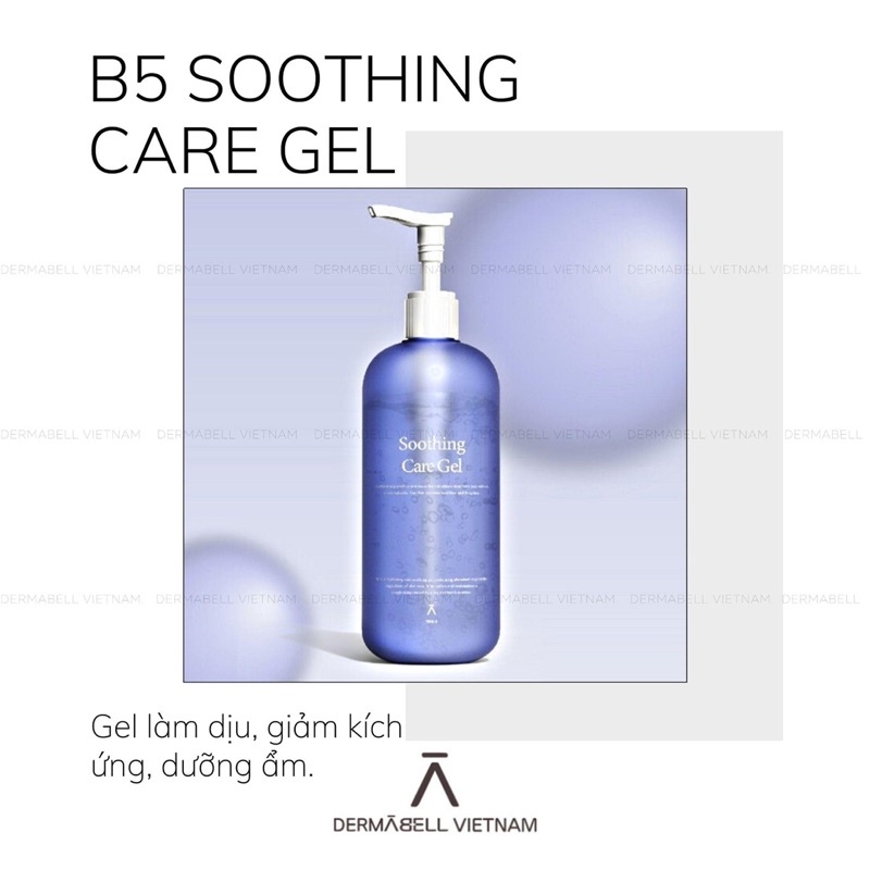 SẴN  Gel B5 điện di phục hồi Soothing Care Gel size spa 500ml