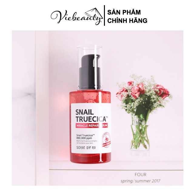 Tinh Chất Ốc Sên Serum Some By Mi Cải Thiện Sẹo Mụn, Thâm, Rổ Hiệu Quả Snail Truecica Miracle Serum 50ml - Khongcoson | BigBuy360 - bigbuy360.vn