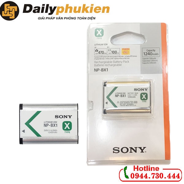 Pin sạc SONY NP-BX1 vỉ 1 viên dailyphukien