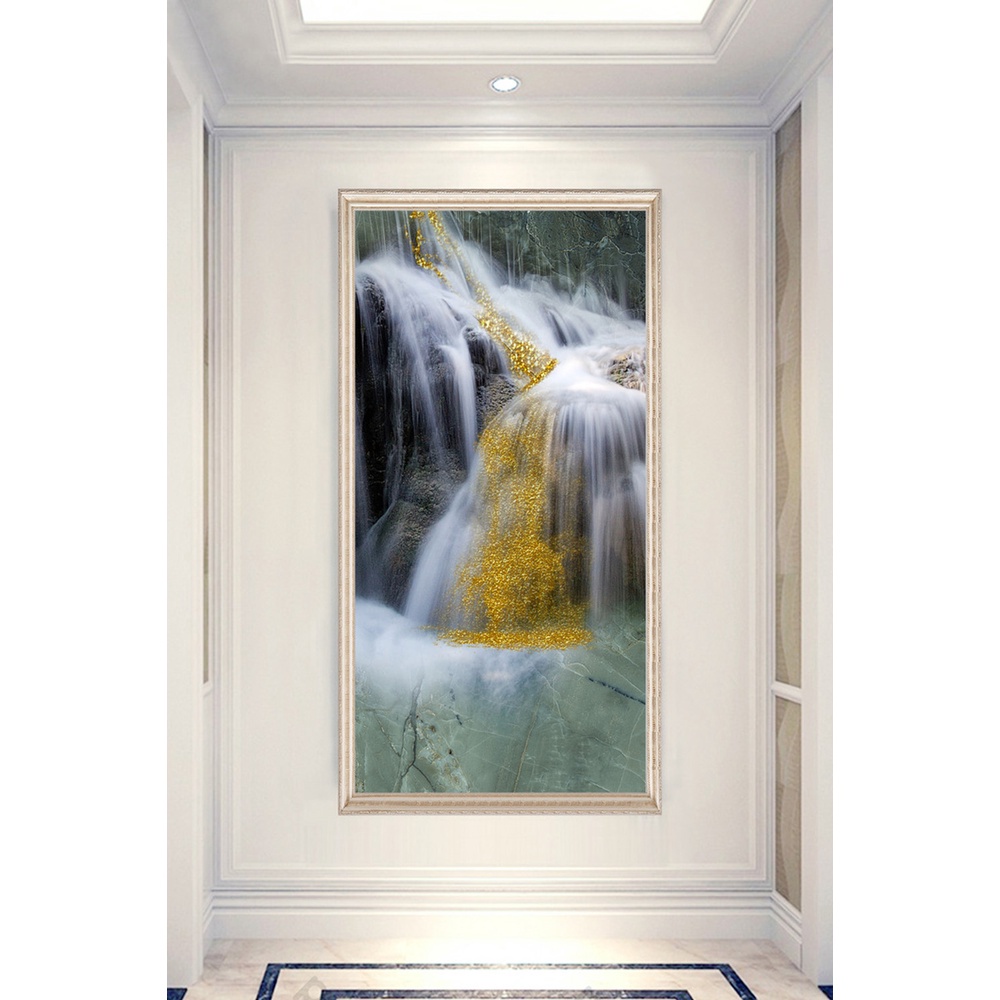In hình ép gỗ Laminate TRANH HÀNH LANG TRUNG QUỐC - Mẫu 125 (50x75, 60x90, 70x110). In ảnh theo yêu cầu