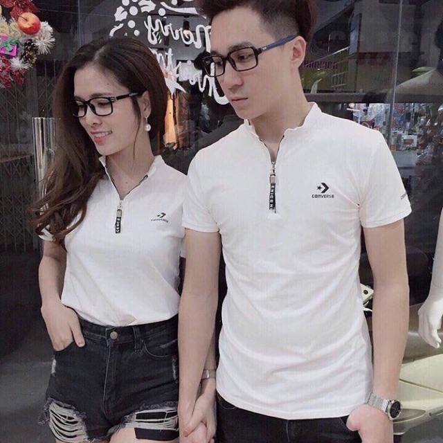 Áo thun cặp dây kéo cực sành điệu