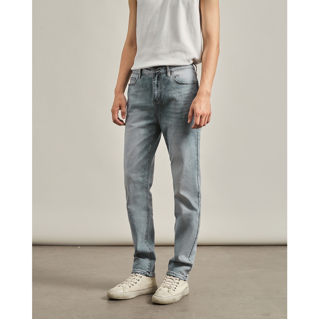 Quần jeans slimfit nam co giãn Highway (Menswear) Wilder - xanh nhạt