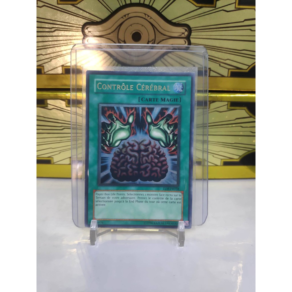 [ Dưa Hấu Yugioh ] Tiếng Pháp - Lá bài thẻ bài Brain Control - Ultimate Rare Unlimited - Tặng bọc bài nhựa bảo quản