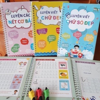 Set 3 quyển vở tập tô cho bé