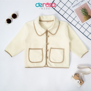 Áo khoác cho bé chất liệu lông cừu hai mặt derosa kids 1 - 4 tuổi awkd306a - ảnh sản phẩm 2