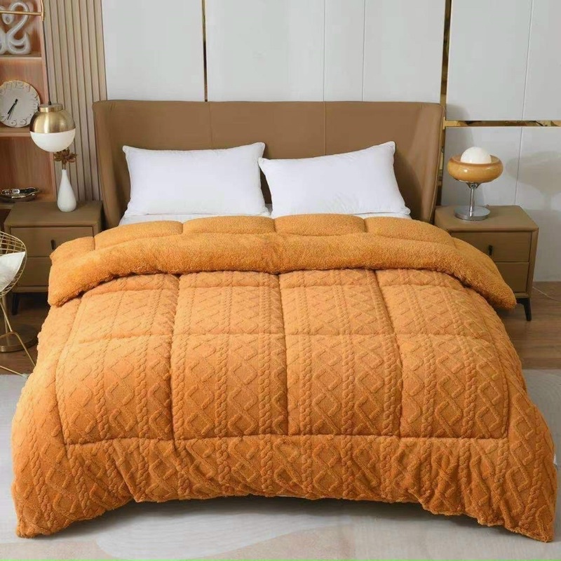 Chăn lông cừu chữ vạn vân Thừng 3,5kg mềm mịn ấm cho mùa lạnh 2mx2m2