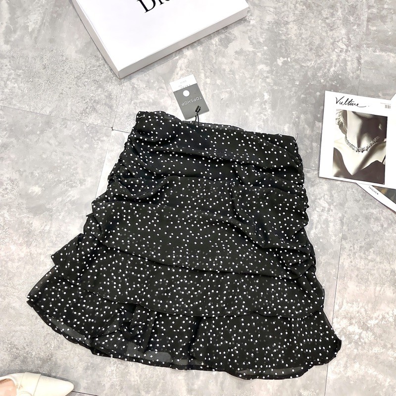 [Mã FAXANH55 giảm 10K đơn 50K] CVNU13 - CHÂN VÁY CHẤM BI A NHÚN TẦNG | BigBuy360 - bigbuy360.vn