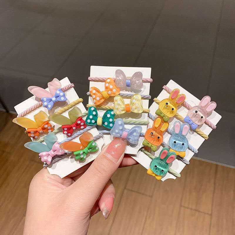 Dây Buộc Tóc Cao Su Họa Tiết Hoạt Hình Phong Cách Hàn Quốc Đáng Yêu Dành Cho Trẻ 2022