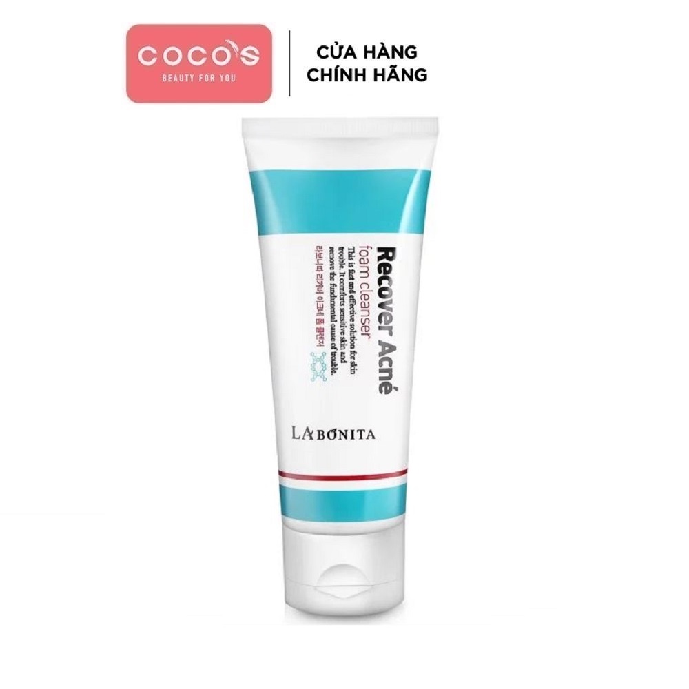 Sữa Rửa Mặt Cho Da Dầu Mụn La Bonita Recover Acne Foam Cleanser 100ml