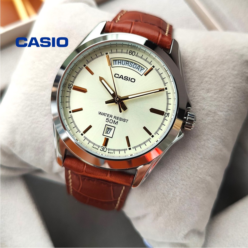 Đồng hồ nam CASIO MTP-1370L-9AVDF chính hãng - Bảo hành 1 năm, Thay pin miễn phí
