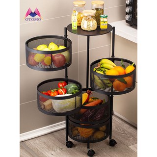 [SỈ LẺ] Kệ Đa Năng Để Đồ, Giá Tròn Để Rau Củ Nhà Bếp, Nhà Hàng, Quán Ăn, Buffe, Khách Sạn