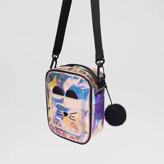 Balo Zara trong suốt hình kitty chống xước dã ngoại cho bé gái cực xinh