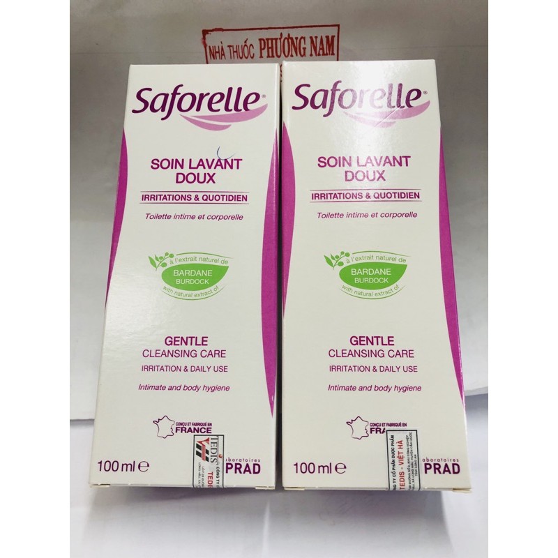 Dung dịch vệ sinh phụ nữ SAFORELLE 100ml