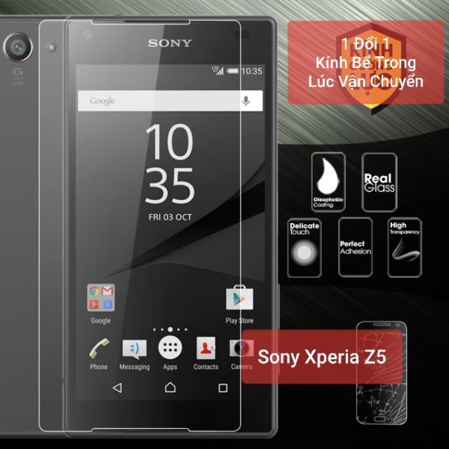 Cường lực dẻo Nano Sony Z5 Phụ kiện đầy đủ