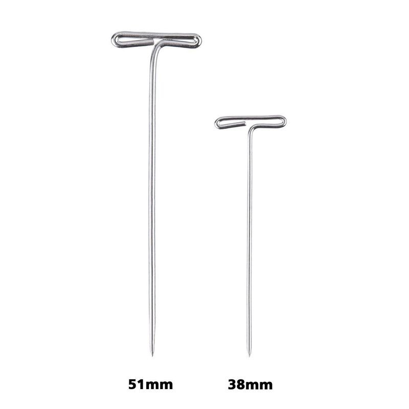 150 Đinh ghim chữ T 2 inch 1-1/ 2 inch để giữ chặt vải kèm hộp