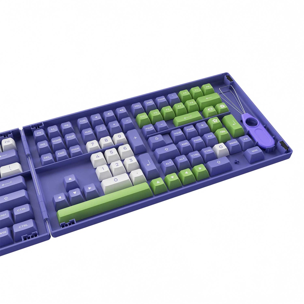 Bộ keycap phím cơ AKKO Keycap set – Very Peri (PBT DoubleShot/ ASA profile/ 197 nút)