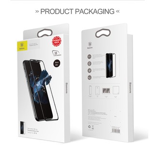 Cường lực full keo toàn màn hình iPhone X chính hãng BASEUS