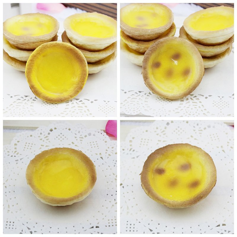 Đồ chơi nắn bóp đàn hồi giúp giảm căng thẳng hình bánh tart trứng